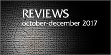 Reviews - October to December 2017