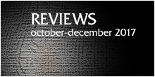 Reviews - October to december 2017