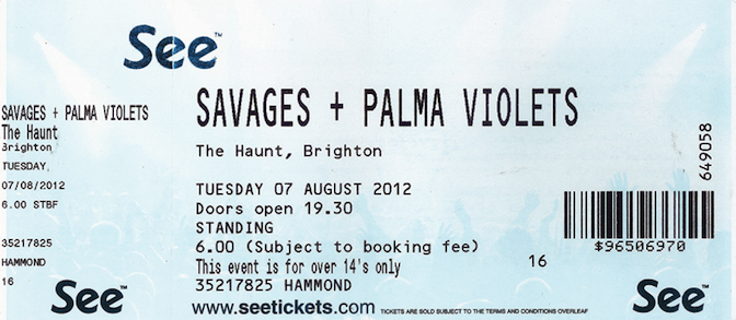 savages ticket